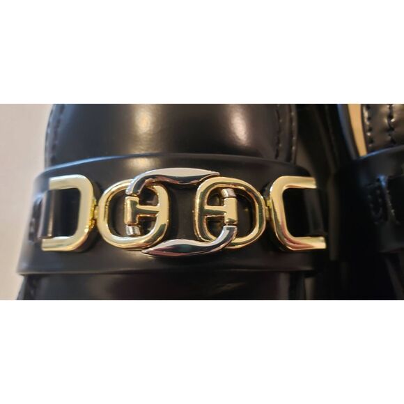 SAM EDELMAN CHRISTY BLACK BOX LEATHER LOAFER SIZE 5.5 NEW OUT OF BOX - Picture 4 of 12